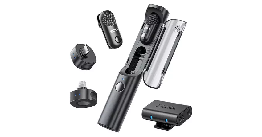 Zapowiedziano BOYA Magic — AI-mikrofon-transformator 4-w-1 z redukcją hałasu do –40 dB