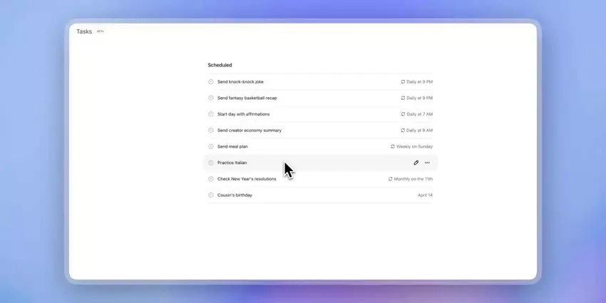ChatGPT pomaga teraz planować zadania i tworzyć przypomnienia