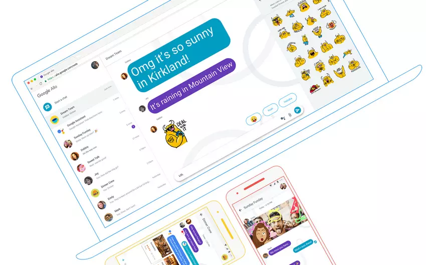 MESSENGER Google Allo otrzymać pełną wersję internetową