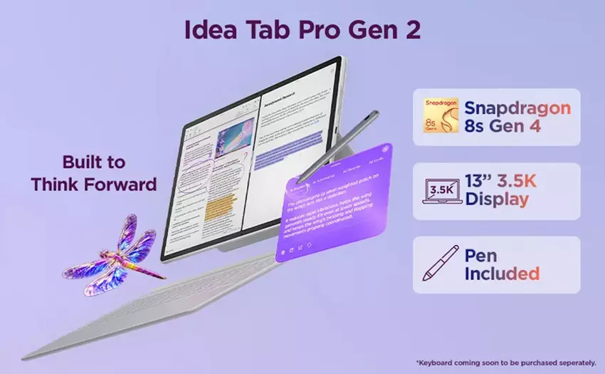 Specyfikacje Lenovo Idea Tab Pro Gen 2