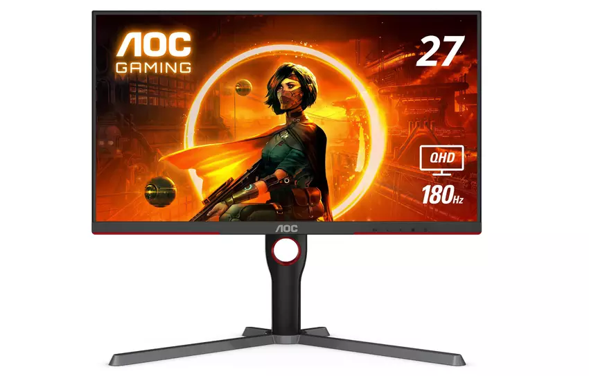 AOC Q27G3XMN zadebiutował poza Chinami: 27-calowy monitor 2K QD-Mini LED z częstotliwością odświeżania 180 Hz i ceną 310 USD