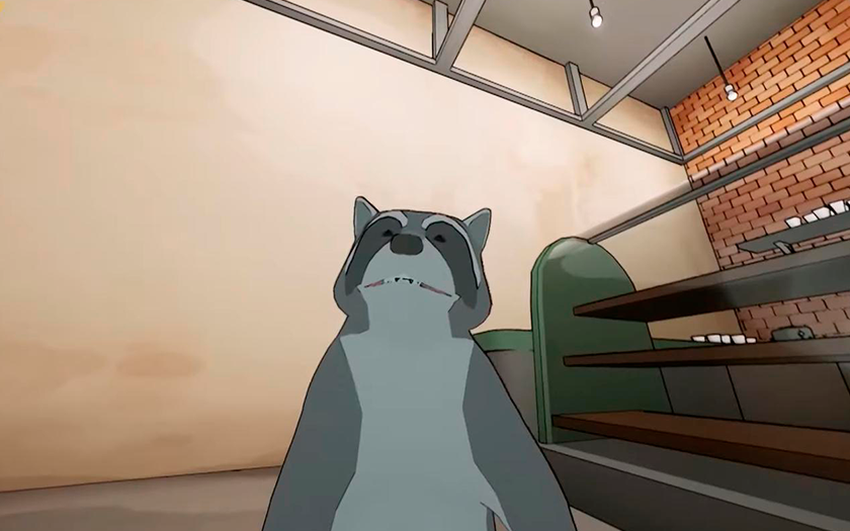 Kradzież telefonów, chowanie się przed strażnikami i szukanie przekąsek: zapowiedziano grę o szopa Snaccoon