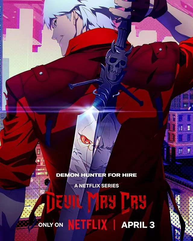Główny plakat anime Devil May Cry