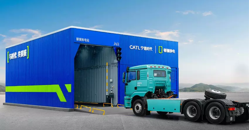 CATL zbuduje 300 stacji szybkiej wymiany baterii dla elektrycznych ciężarówek do końca roku