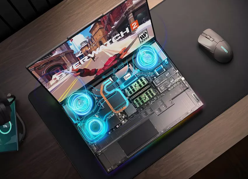 Lenovo zaprezentowało niezwykły gamingowy laptop Legion 9i z kartą graficzną GeForce RTX 4090 i najcieńszym na świecie systemem chłodzenia cieczą