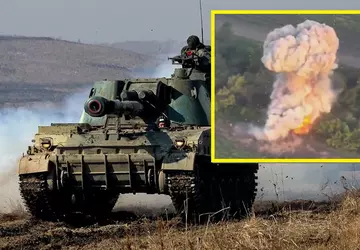 Ukraiński dron FPV spektakularnie niszczy rosyjską ...