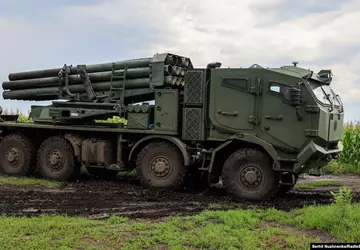 Media pokazały pracę rzadkiego ukraińskiego MLRS ...