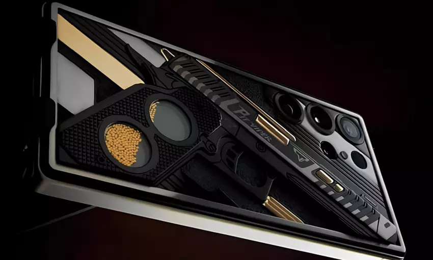 To jak żaden Samsung, jakiego kiedykolwiek widziałeś: Caviar zaprezentował ekskluzywny Galaxy S25 Ultra z pozłacaną wkładką inspirowaną Johnem Wickiem