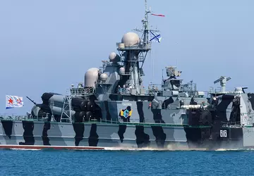 Ukraiński eksperymentalny dron Sea Baby z ...