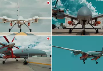 Bayraktar Akinci po raz pierwszy wystrzelił ...