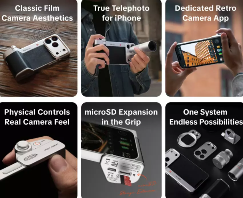 Akcesoria PGYTECH RetroVa na iPhone