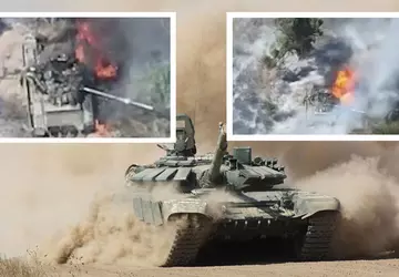 Ukraiński dron FPV zniszczył rosyjski czołg ...