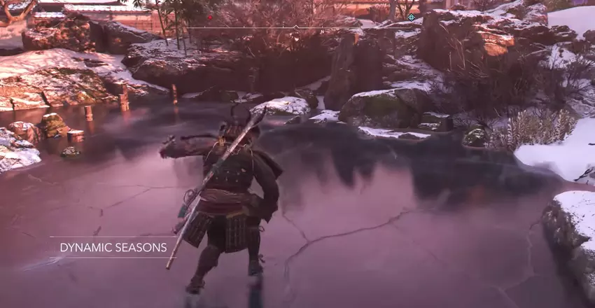 Zimą zbiorniki wodne zamarzają i stają się drogami