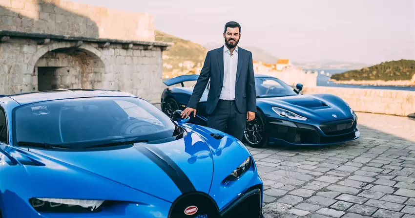 Mate Rimac chce odkupić udział Porsche w Bugatti