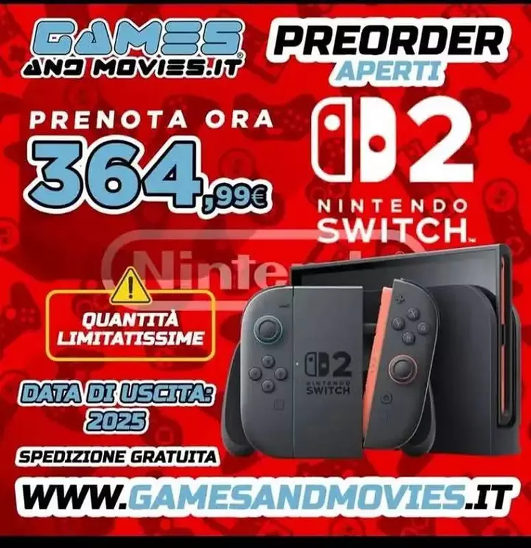 Plakat promocyjny Nintendo Switch 2