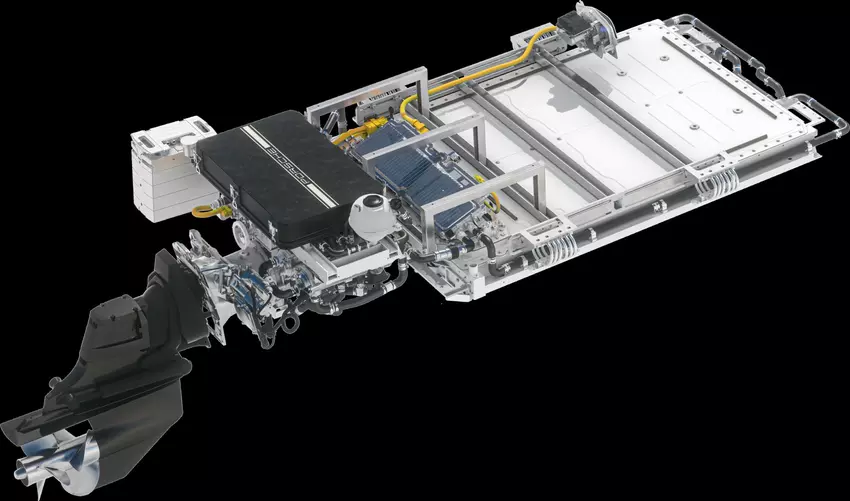 Elektryczny napęd Frauscher x Porsche 850 Fantom