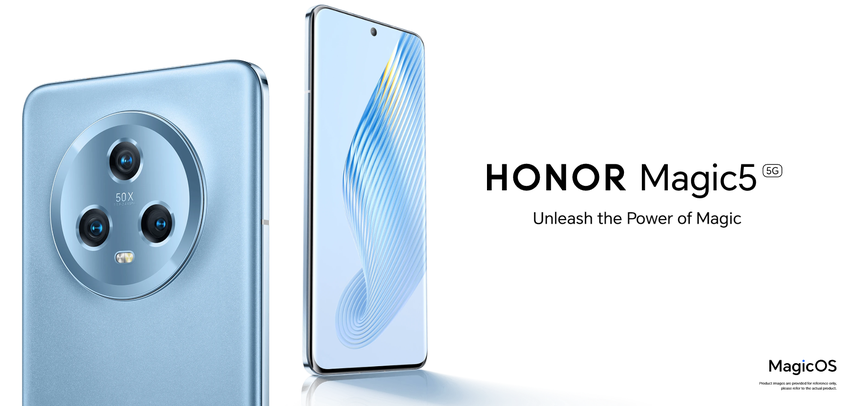 Honor Magic 5 - Snapdragon 8 Gen 2, aparat 54MP, wyświetlacz 120Hz, Android 13 i Magic UI 7.1 w cenie 950$.