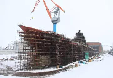 Rosjanie zwodowali krążownik atomowy Admirał Nachimow ...