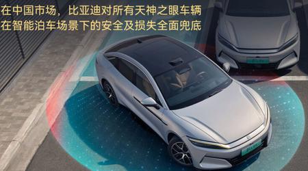 BYD dodał automatyczne parkowanie poziomu 4 w systemie God’s Eye i obiecał pokryć straty w przypadku wypadku