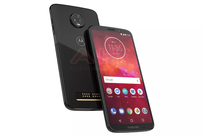 Zdjęcia "na żywo" Moto Z3 Play: duży ekran z minimalnymi ramkami i podwójną kamerą