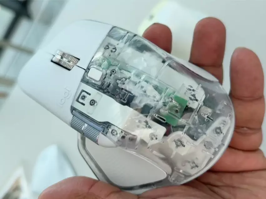 Logitech zaprezentowała ekskluzywną przezroczystą mysz Logitech MX Master 4