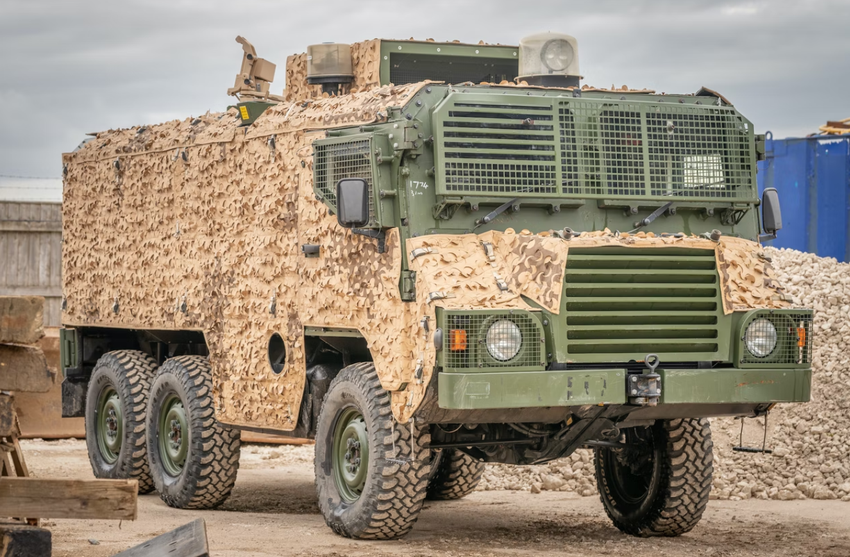 Siły Zbrojne Ukrainy pokazały austriacki pojazd opancerzony Pinzgauer Vector