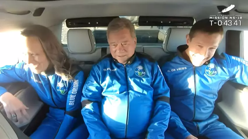 William Shatner, znany z roli kapitana Kirka w Star Treku, zostaje astronautą w wieku 90 lat