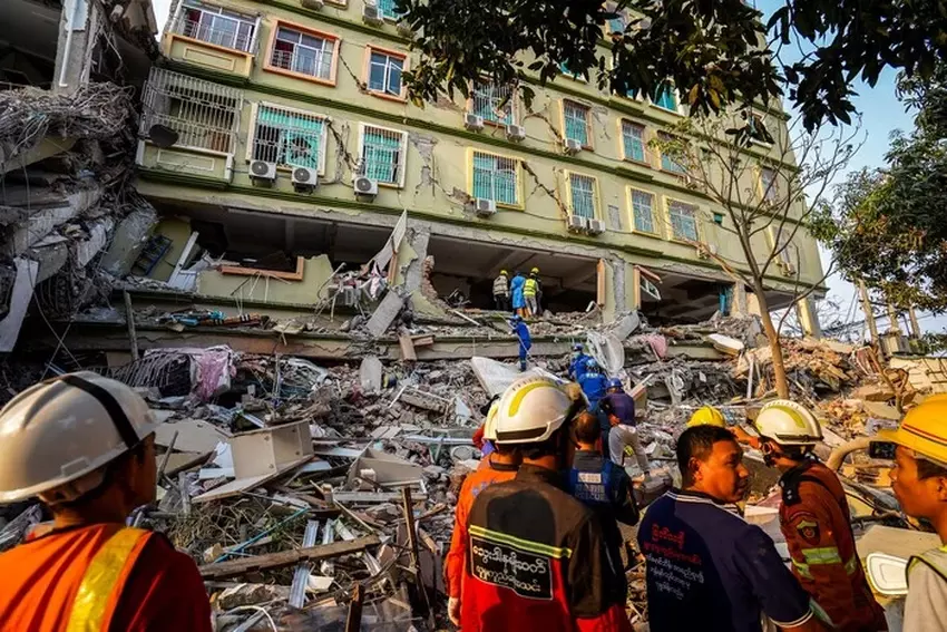 Potężne trzęsienie ziemi w Mjanmie