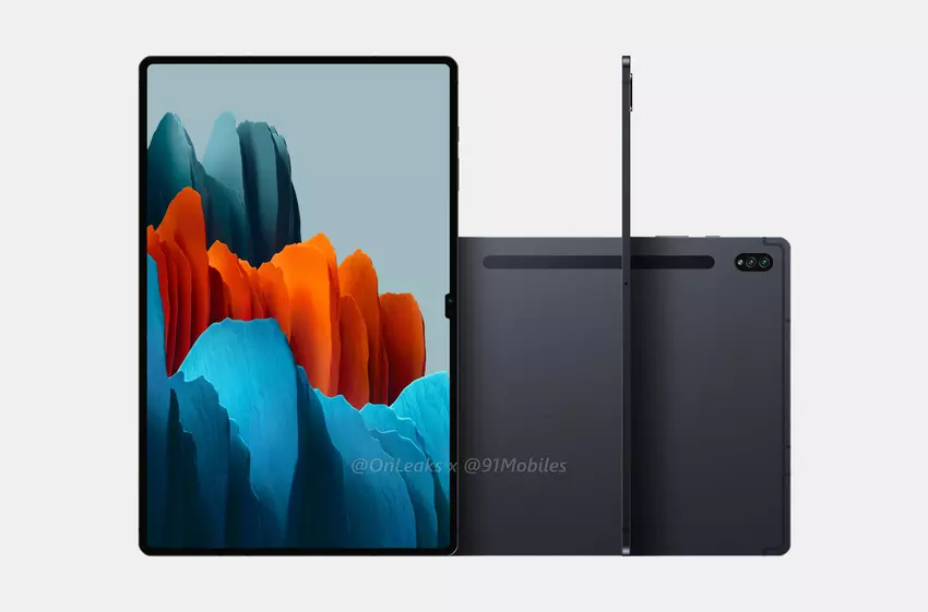 Tak będzie wyglądał Samsung Galaxy Tab S8 Ultra, pierwszy jednobryłowy tablet na rynku