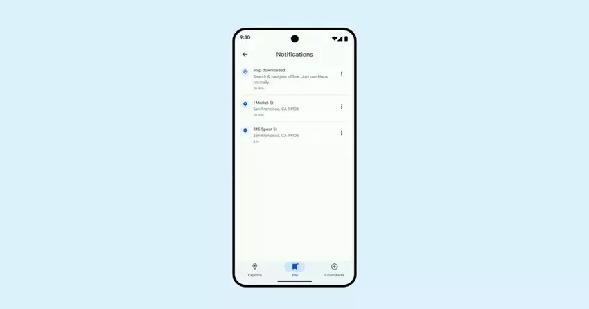 Uproszczony dolny pasek Map Google pojawia się na Androidzie 