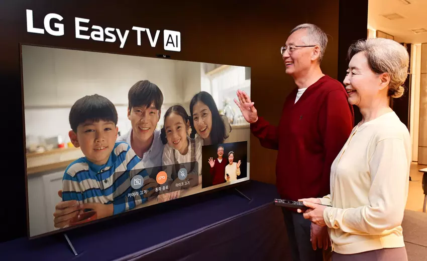 LG wypuściło Easy TV dla seniorów: uproszczony interfejs, przycisk pomocy i przypomnienia