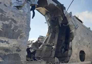 Rosjanie pokazali, co zostało z łodzi ...