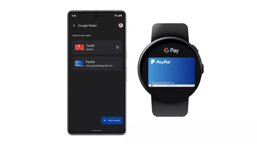 Smartwatche na Wear OS z aktualizacją Google Wallet otrzymują wsparcie PayPal