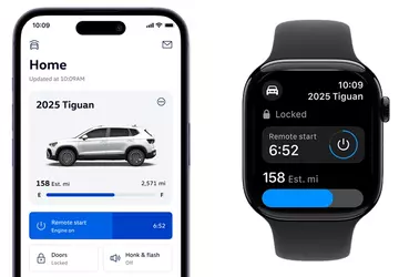 Volkswagen dodała obsługę smartwatchów do myVW: ...