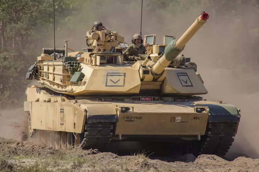 Abrams 1A2 - Ilustracja: armia USA