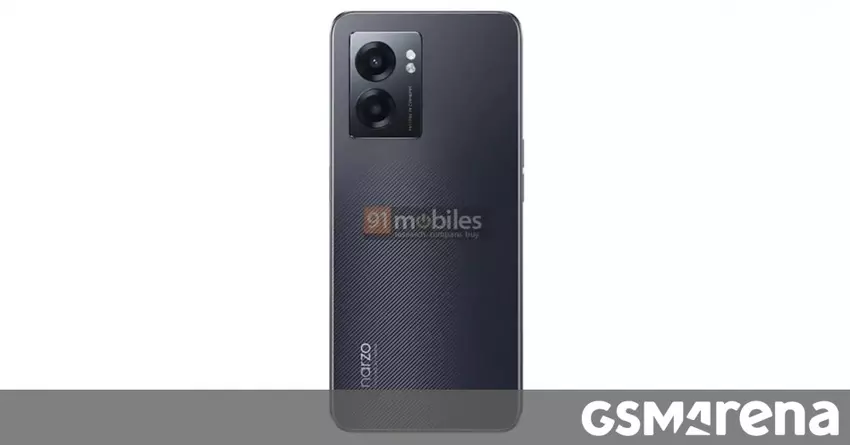 Realme Narzo 50 5G powoduje wyciek przed premierą w Indiach