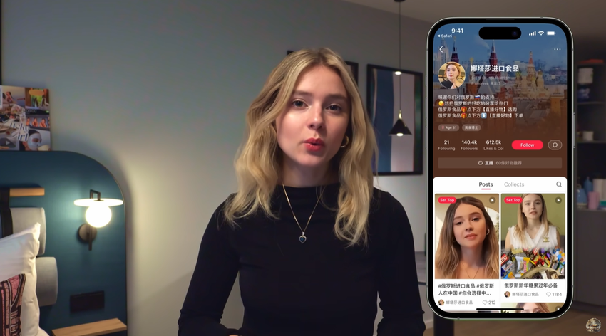 Ukrainka znalazła swojego klona AI w chińskich sieciach społecznościowych: sprzedaje rosyjskie towary i chwali stosunki między Chinami a Rosją