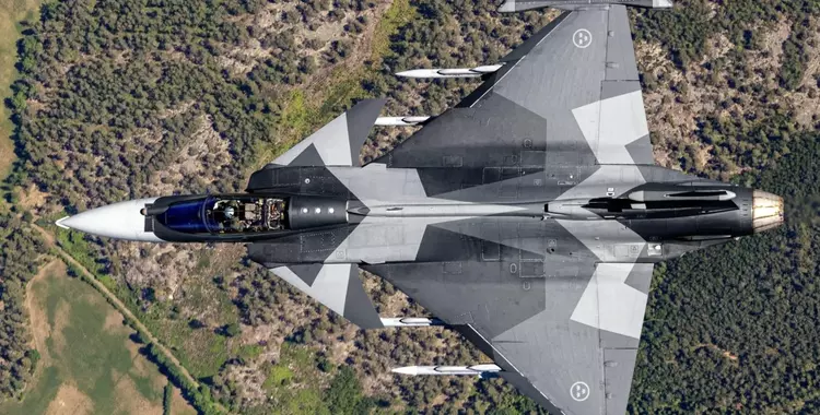 Po raz pierwszy na świecie myśliwiec ...