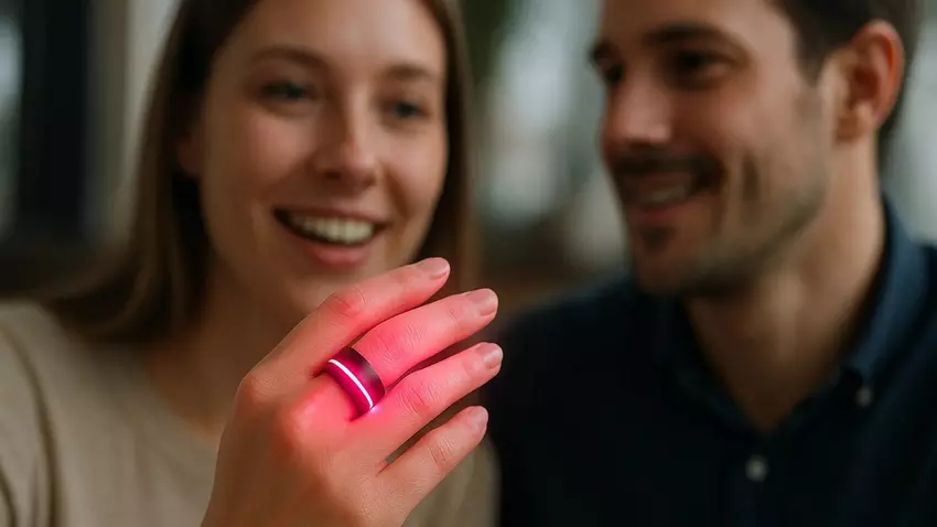 Prezentowane Raw Ring — smart pierścień z zintegrowanym AI, który śledzi emocjonalny stan człowieka