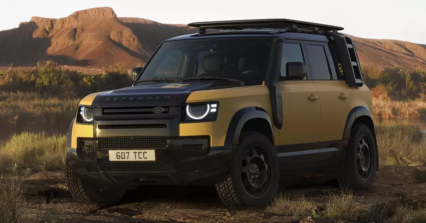 Land Rover zaprezentował Defender Trophy Edition inspirowany legendarnymi zawodami
