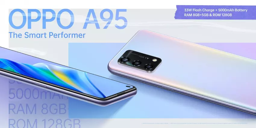 OPPO A95 - Snapdragon 662, AMOLED, 48MP aparat i potężna bateria za 265$