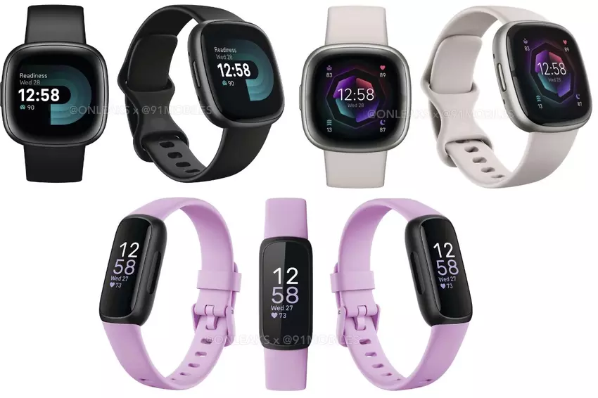 Wyciekły oficjalne rendery Fitbit Sense 2. Versa 4 i Inspire 3
