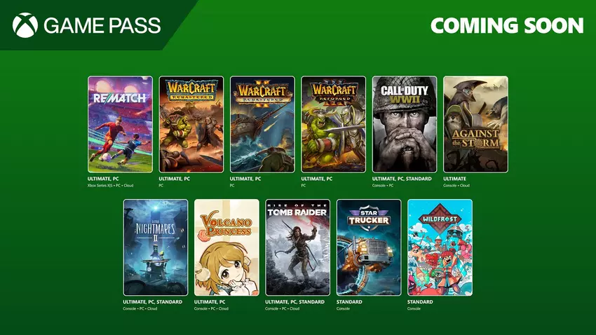 W katalogu Xbox Game Pass w czerwcu znajdą się Call of Duty: WWII, trylogia Warcraft, Little Nightmares II oraz nowy strzelanka FBC: Firebreak
