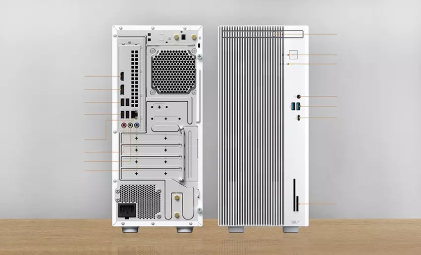 Specyfikacja techniczna ASUS V500 Mini Tower