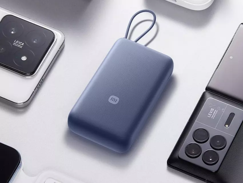 Xiaomi wprowadziło Power Bank o pojemności 20000 mAh z wbudowanym kablem i szybkim ładowaniem za 22 USD.