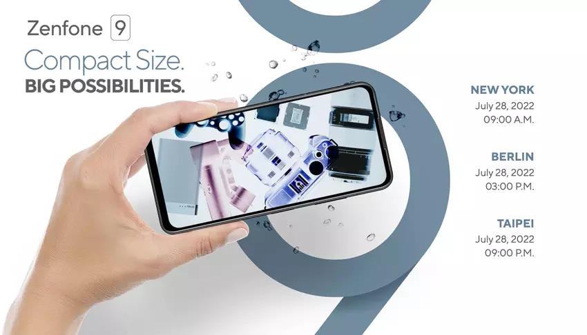 Kompaktowy flagowiec ASUS Zenfone 9 z ekranem 120 Hz, ochroną IP68 i układem Snapdragon 8+ Gen 1 zostanie zaprezentowany 28 lipca