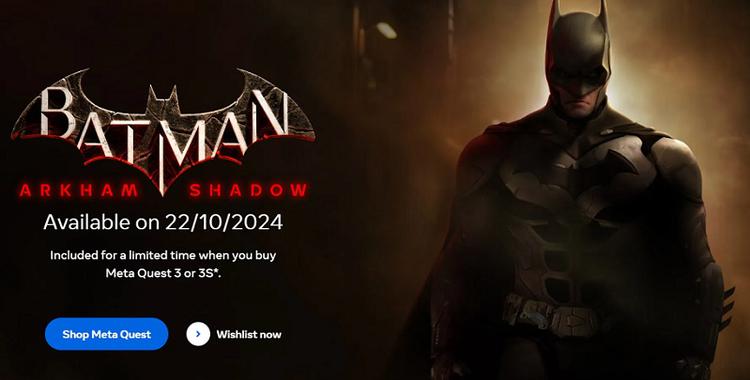Ujawniono datę premiery gry VR Batman: ...