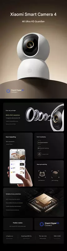 Główne zalety Xiaomi Smart Camera 4