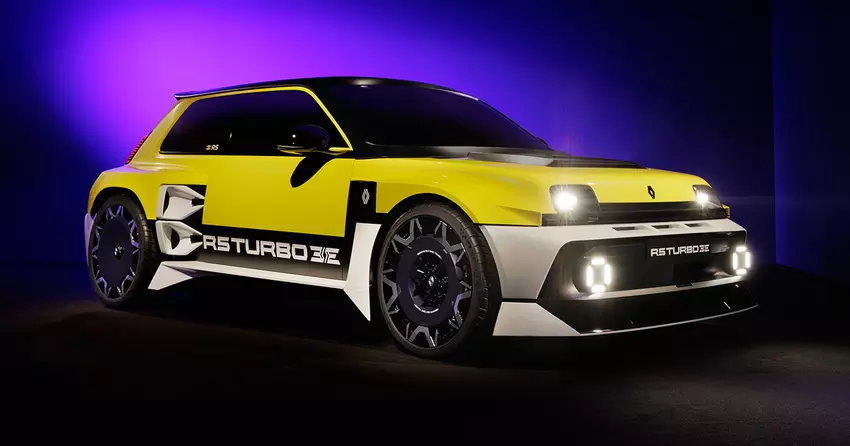 Renault 5 Turbo 3E oficjalnie zaprezentowane: 540 KM, 1400 kg masy i rajdowy hamulec ręczny