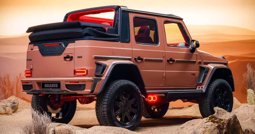 Brabus przekształcił G-Class w kabriolet z mostami portalowymi